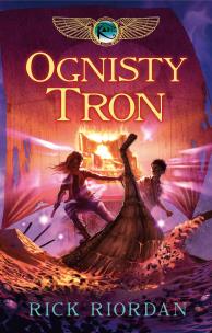 Ognisty tron. Kroniki rodu Kane. Tom 2 wyd. 2024. Autor: Rick Riordan. Multiszop.pl Okładka książki Ognisty tron. Kroniki rodu Kane. Tom 2 wyd. 2024