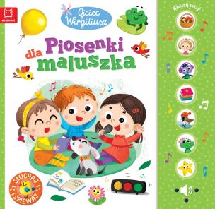 Ojciec Wirgiliusz. Piosenki dla maluszka. Autor: Opracowanie zbiorowe. Multiszop.pl Okładka książki Ojciec Wirgiliusz. Piosenki dla maluszka