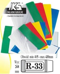 Opakowanie Okładka książkowa regulowana R-33 (10szt) IKS