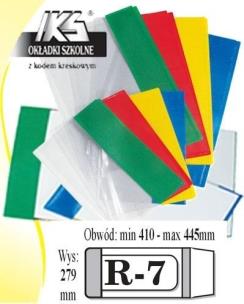 Opakowanie Okładka książkowa regulowana R-7 (10szt) IKS