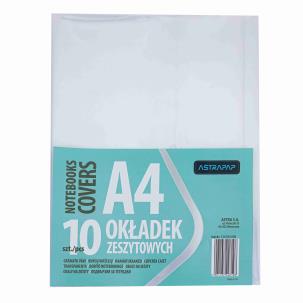 Opakowanie Okładka zeszytowa A4 bezbarwna (10szt) ASTRAPAP