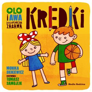 Olo i Awa. Logopedyczna zabawa. Kredki. Autor: Monika Skikiewicz. Multiszop.pl Okładka książki Olo i Awa. Logopedyczna zabawa. Kredki