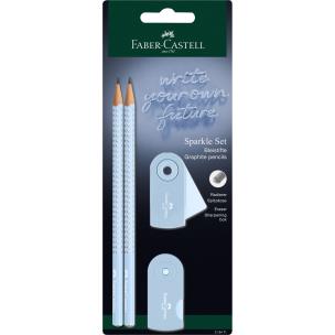 Ołówek 2szt + gumka + temperówka FABER CASTELL. Wydawca: Faber Castell. Multiszop.pl Opakowanie Ołówek 2szt + gumka + temperówka FABER CASTELL