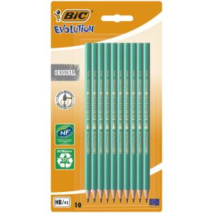 Opakowanie Ołówek bez gumki HB BIC Evolution Original 650 Large Blister 10 szt.