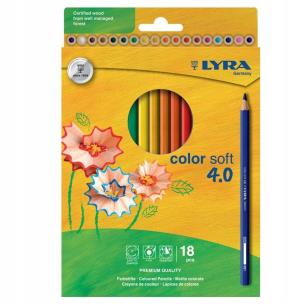 Opakowanie Ołówek Color Soft 4.0 Hangable 18 kolorów