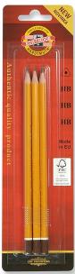 Ołówek grafitowy Triograph Koh-i-Noor HB na blistrze 3 sztuki 1580. Wydawca: Koh-I-Noor. Multiszop.pl Opakowanie Ołówek grafitowy Triograph Koh-i-Noor HB na blistrze 3 sztuki 1580