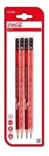 Opakowanie Ołówek HB z gumką Coca-Cola 4szt