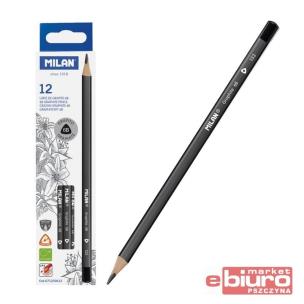 Opakowanie Ołówek trójkątny 6B 12szt MILAN