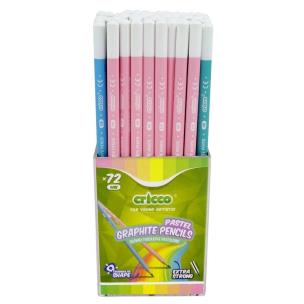 Opakowanie Ołówek trójkątny pastel HB (72szt) CRICCO