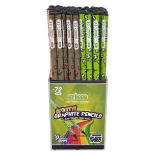 Opakowanie Ołówek trójkątny sporty HB (72szt) CRICCO