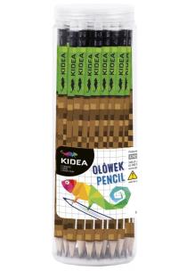 Opakowanie Ołówek trójkątny z gumką Display 48 sztuk