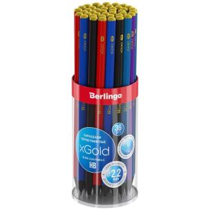 Opakowanie Ołówek z czarnego drewna HB xGold (36szt)