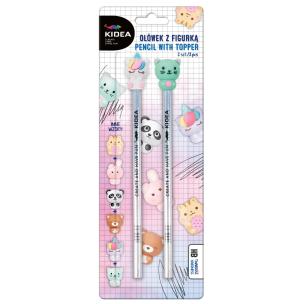 Ołówek z figurką B 2 szt mix. Wydawca: Derform. Multiszop.pl Opakowanie Ołówek z figurką B 2 szt mix