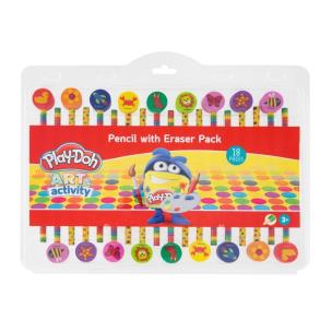 Ołówek z gumką 18 sztuk Play-Doh. Wydawca: Grafix. Multiszop.pl Opakowanie Ołówek z gumką 18 sztuk Play-Doh