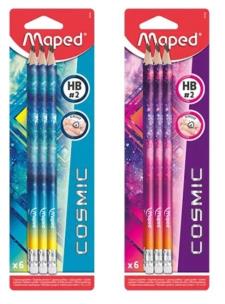 Opakowanie Ołówek z gumką Cosmic HB 6szt MAPED