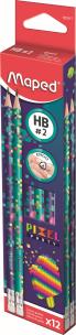 Opakowanie Ołówek z gumką Pixel HB (12szt) MAPED