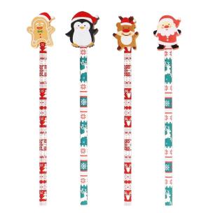 Opakowanie Ołówek z gumką Świąteczny mix