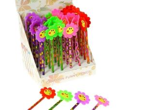 Opakowanie Ołówek z silikonowym kwiatkiem (36szt)