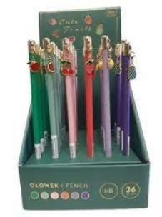 Opakowanie Ołówek z zawieszką Cute Fruits (36szt)