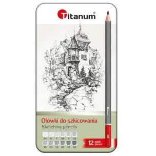 Opakowanie Ołówki do szkicowania 12 sztuk