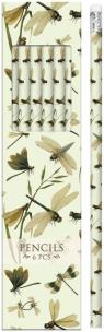Opakowanie Ołówki ozdobne STPEN02 ważki 6 sztuk
