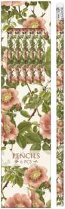 Opakowanie Ołówki ozdobne STPEN08 dzika róża 6 sztuk