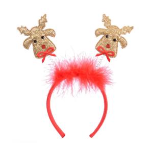 Opakowanie Opaska brokatowa - reniferki (SM4757)