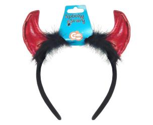 Opakowanie Opaska rogi diabełka z futerkiem