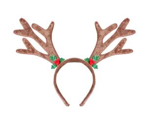 Opakowanie Opaska rogi renifera brązowa