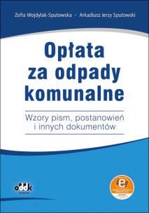 Okładka książki Opłata za odpady komunalne