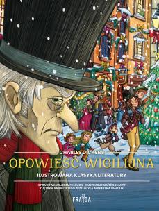 Opowieść wigilijna. Autor: Charles Dickens. Multiszop.pl Okładka książki Opowieść wigilijna