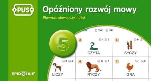 Opóźniony rozwój mowy 5. Autor: Dominika Czachorowska. Multiszop.pl Okładka książki Opóźniony rozwój mowy 5