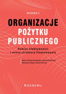Okładka książki Organizacje pożytku publicznego