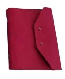 Organizer B6 nubuk malinowy. Wydawca: Antra. Multiszop.pl Opakowanie Organizer B6 nubuk malinowy