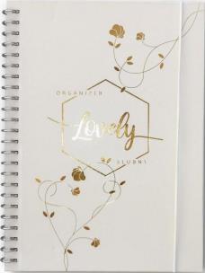 Organizer Ślubny Lovely wersja Premium. Autor:   Praca zbiorowa. Multiszop.pl Okładka książki Organizer Ślubny Lovely wersja Premium