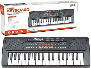 Opakowanie Organki na baterie 37 klawiszy z mikrofonem