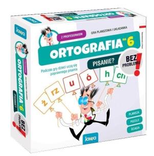 Ortografia na 6 z Profesorkiem JAWA. Wydawca: Jawa. Multiszop.pl Opakowanie Ortografia na 6 z Profesorkiem JAWA