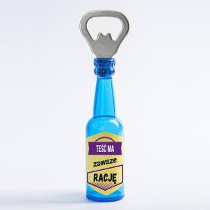 Opakowanie Otwieracz do butelek magnes - Teść ma zawsze rację