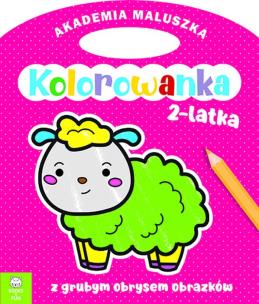Okładka książki Owieczka. Akademia maluszka. Kolorowanka 2-latka
