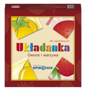 Okładka książki Owoce i warzywa. Układanka dla najmłodszych w.2022
