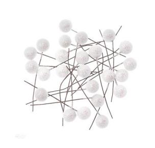 Owoce ostrokrzewu białe brokat 1,2cm 24szt. Wydawca: Dalprint. Multiszop.pl Opakowanie Owoce ostrokrzewu białe brokat 1,2cm 24szt