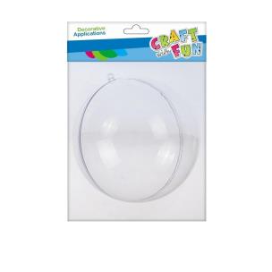 Ozdoba dekoracyjna plastikowa kula 18cm. Wydawca: Craft With Fun. Multiszop.pl Opakowanie Ozdoba dekoracyjna plastikowa kula 18cm