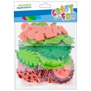 Ozdoba samoprzylepna dziki las 3w1 48szt. Wydawca: Craft With Fun. Multiszop.pl Opakowanie Ozdoba samoprzylepna dziki las 3w1 48szt