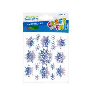 Ozdoba samoprzylepna gwiazdki 34szt. Wydawca: Craft With Fun. Multiszop.pl Opakowanie Ozdoba samoprzylepna gwiazdki 34szt