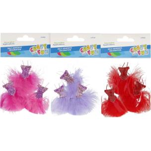 Opakowanie Ozdoba samoprzylepna suknia MIX kolorów