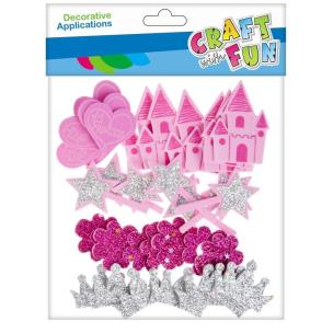 Opakowanie Ozdoba samoprzylepna zamek 42szt