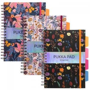 Paczka Kołozeszyt Pukka Pad B5 Project Book Bloom 3 szt mix. Wydawca: Pukka Pads. Multiszop.pl Opakowanie Paczka Kołozeszyt Pukka Pad B5 Project Book Bloom 3 szt mix