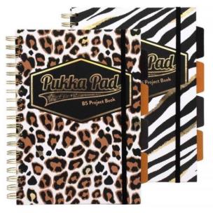 Paczka Kołozeszyt Pukka Pad B5 Project Book Wild linia 2 szt mix. Wydawca: Pukka Pads. Multiszop.pl Opakowanie Paczka Kołozeszyt Pukka Pad B5 Project Book Wild linia 2 szt mix