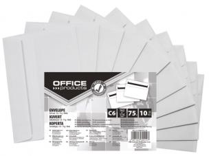 Opakowanie Paczka koperty samoklejące Office Products 114x162mm białe 10szt.