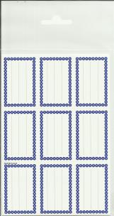 Opakowanie Paczka naklejki na zeszt MB1 2 sztuki